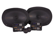 KS speakers with crossovers and tweeters.