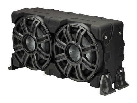 MWLE 10” 2Ω Marine Loaded Enclosure three-quarter