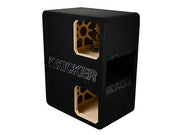 Dual 12” SoloX L7X Unloaded Enclosure side