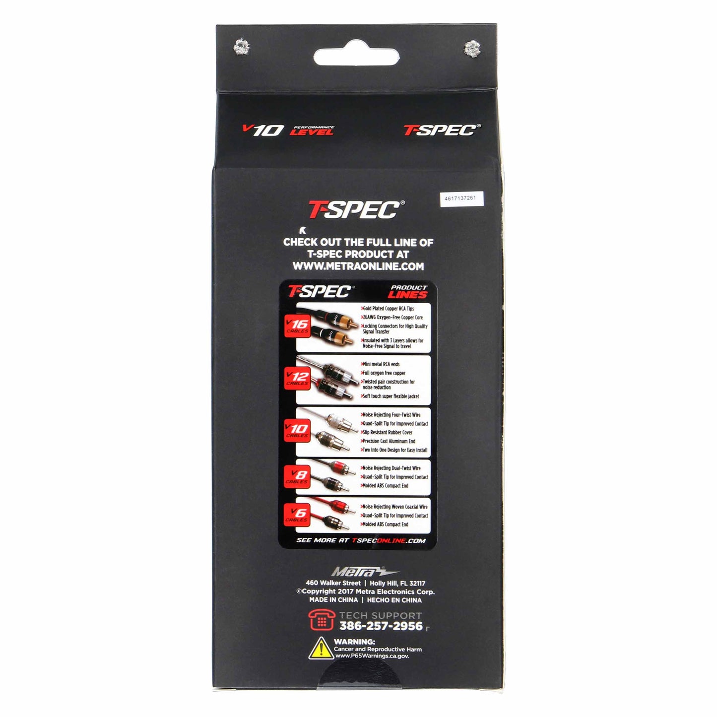 V10 4-Channel RCA Cable | 17 ft.
