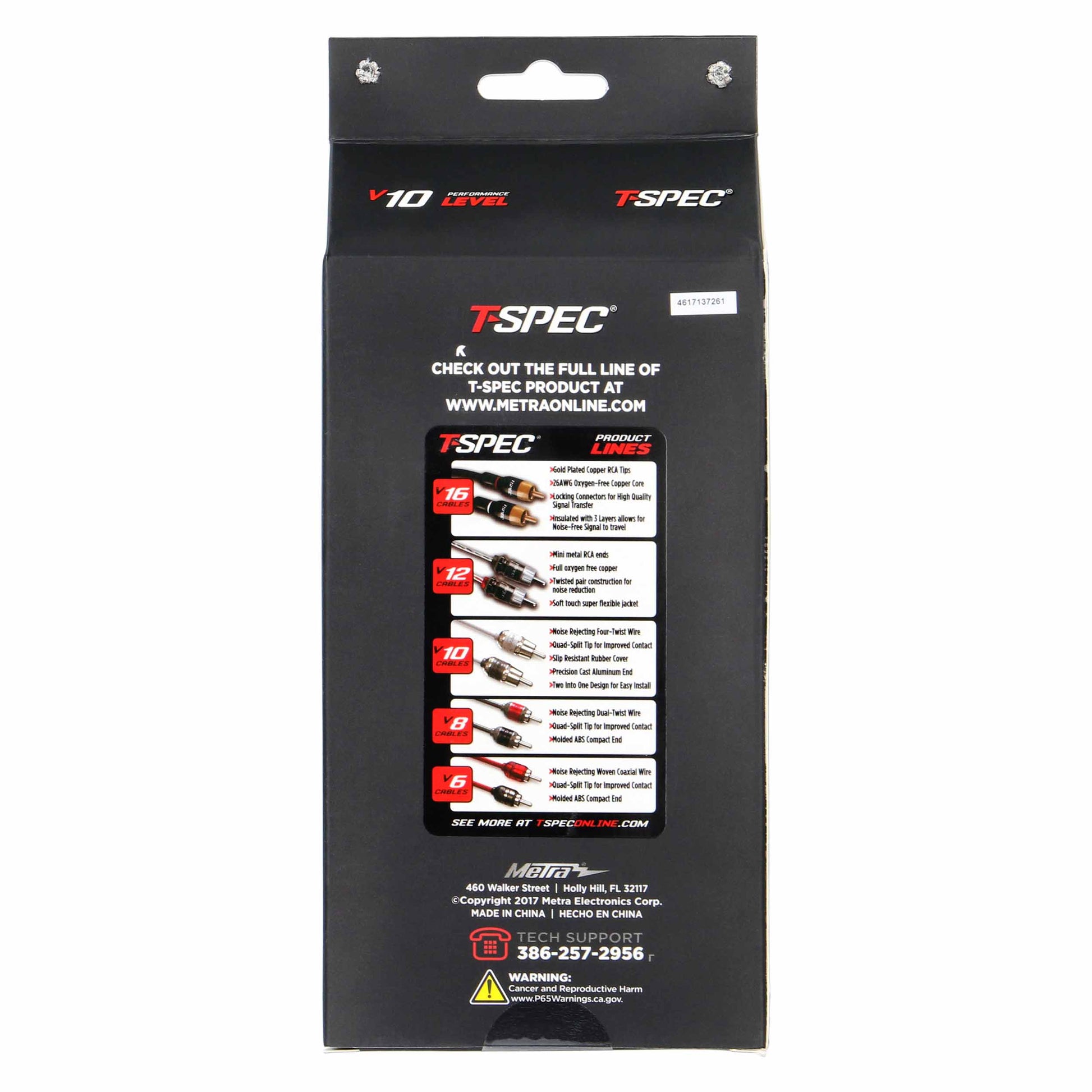 V10 4-Channel RCA Cable | 17 ft.