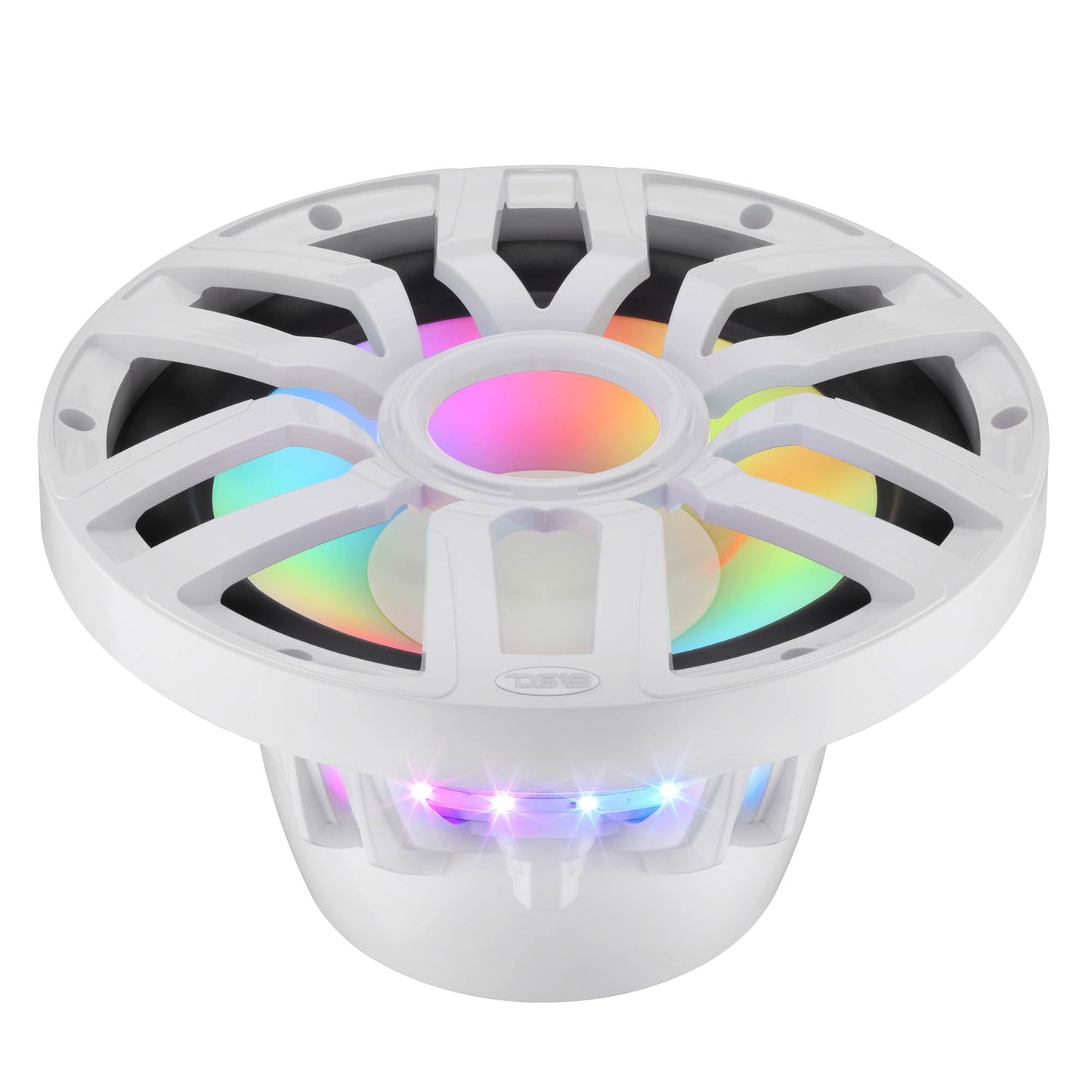 12” Marine Subwoofer with Hybrid Magnet Motor, Removable Grille and Digital LED Lights - 600W RMS 4-Ohm