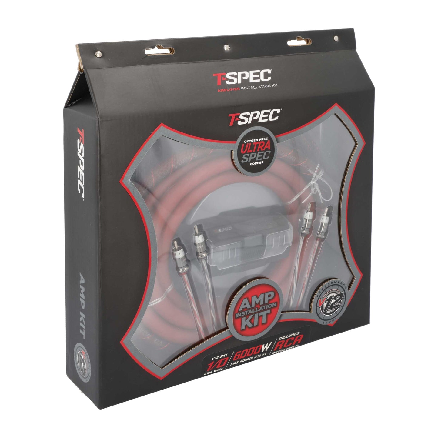 V12 Amp Kit with RCA | 1/0 AWG | 6000W
