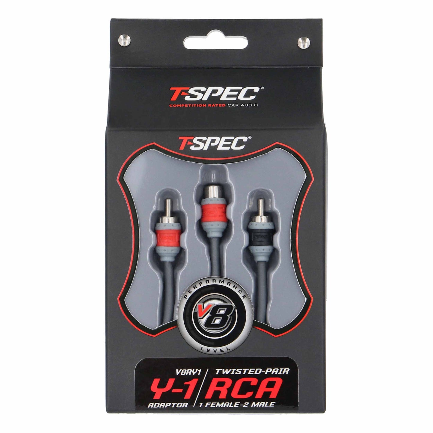 V8 RCA Y Cable | 2 Male to 1 Female | 0.5 ft.