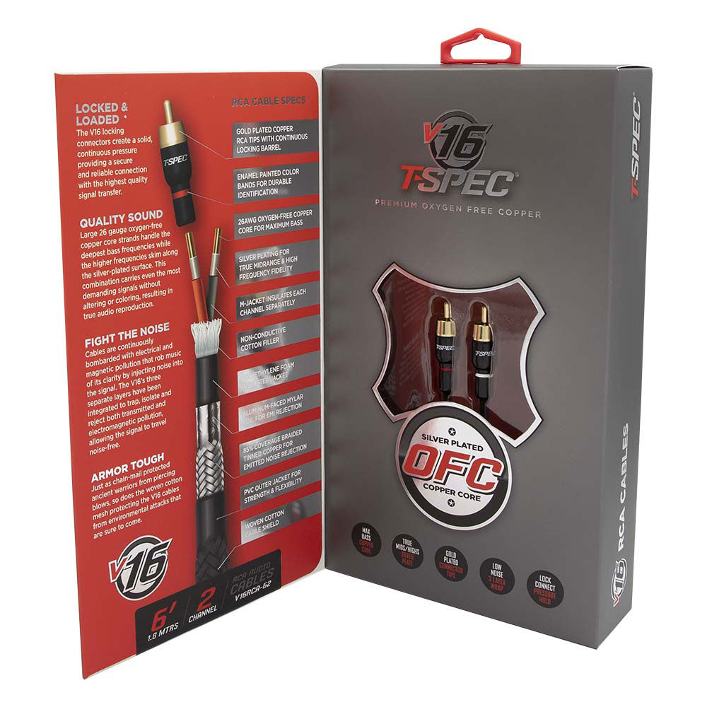 V16 2-Channel RCA Cable | 6 ft.