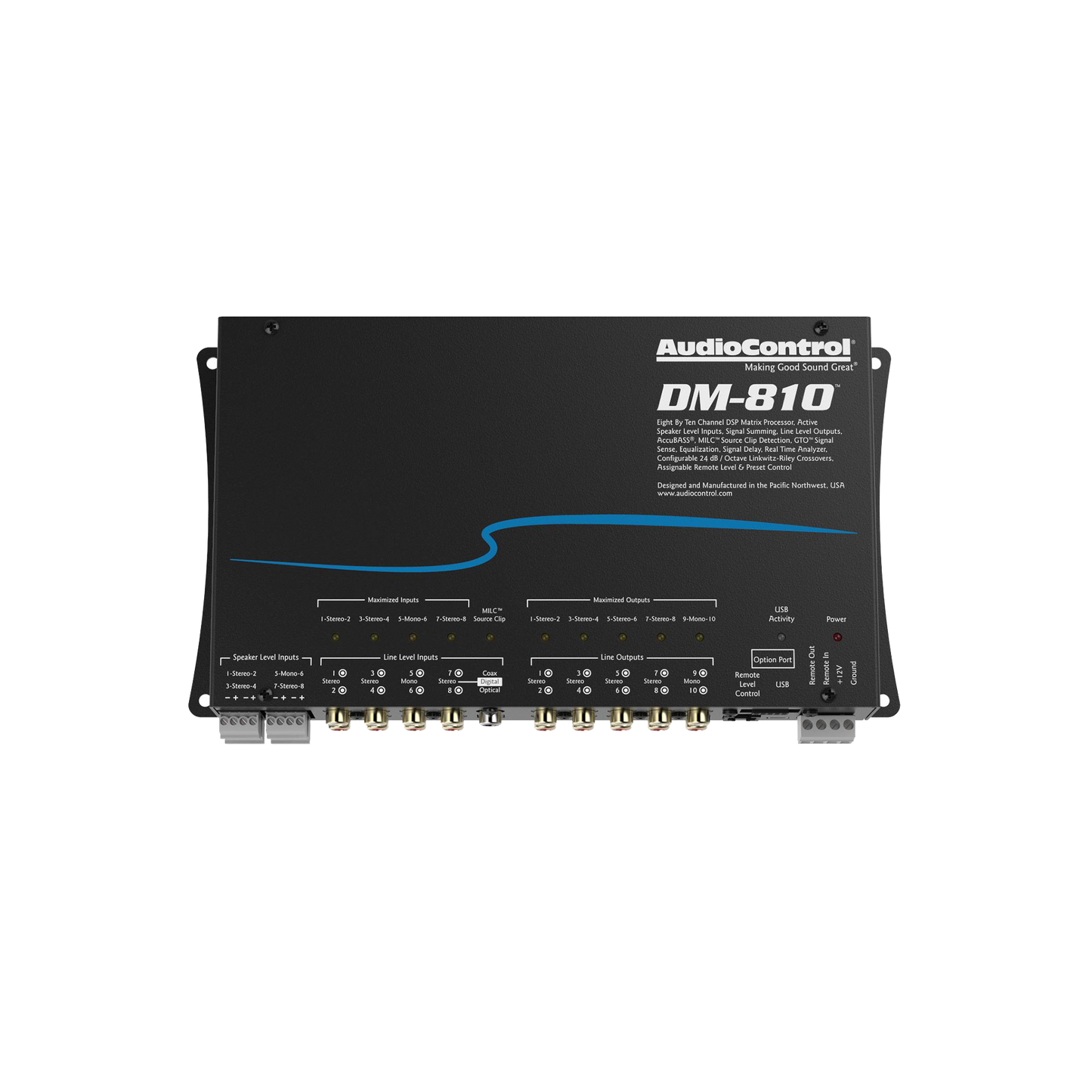 DM-810 8x10 Channel DSP Matrix Processor