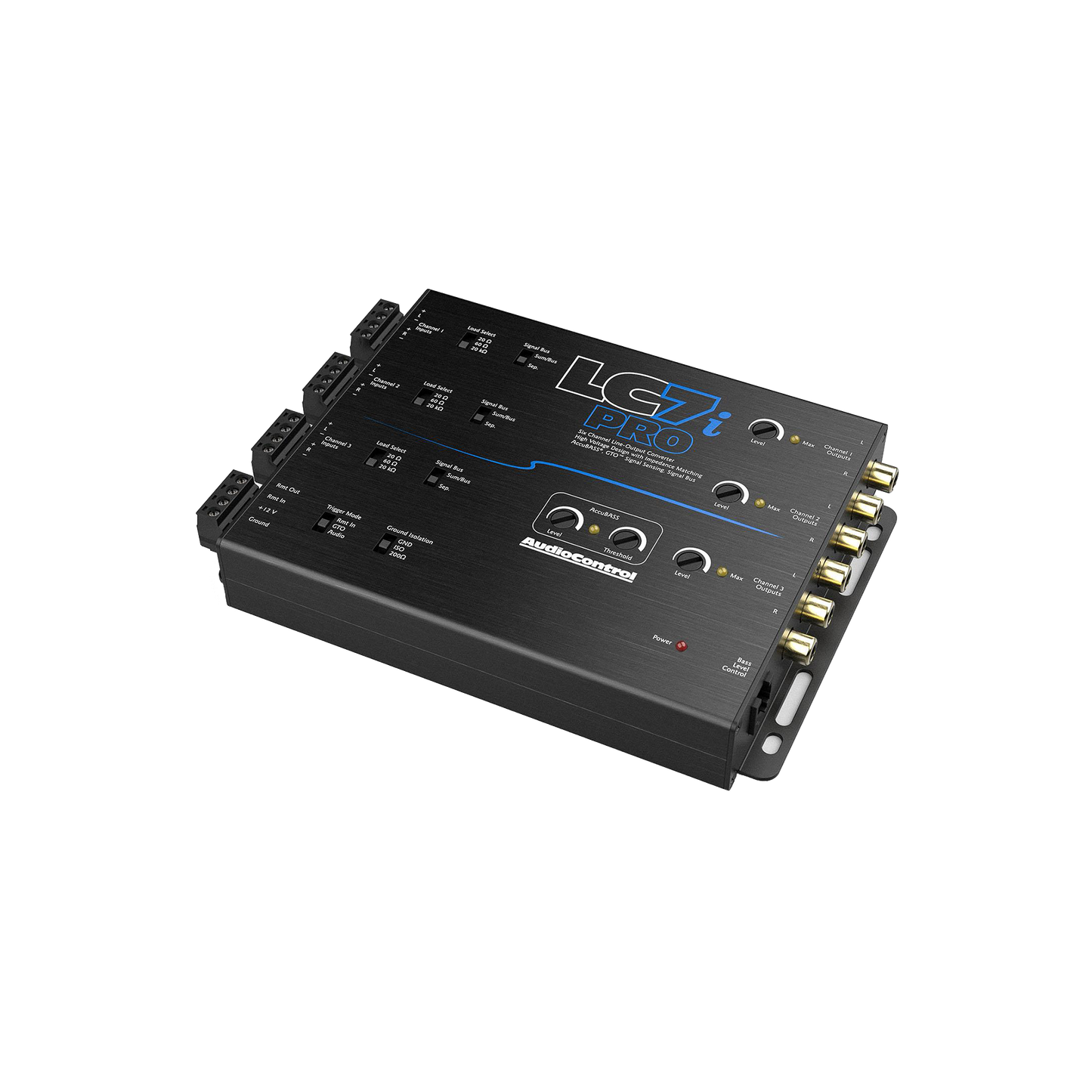 LC7iPRO 6-Channel Line Output Converter w/AccuBASS & ACR-1 Remote