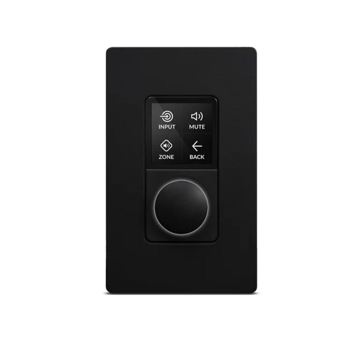 Blaze Wall-M Multi-Zone PoE-Powered Wall-Controller in Black