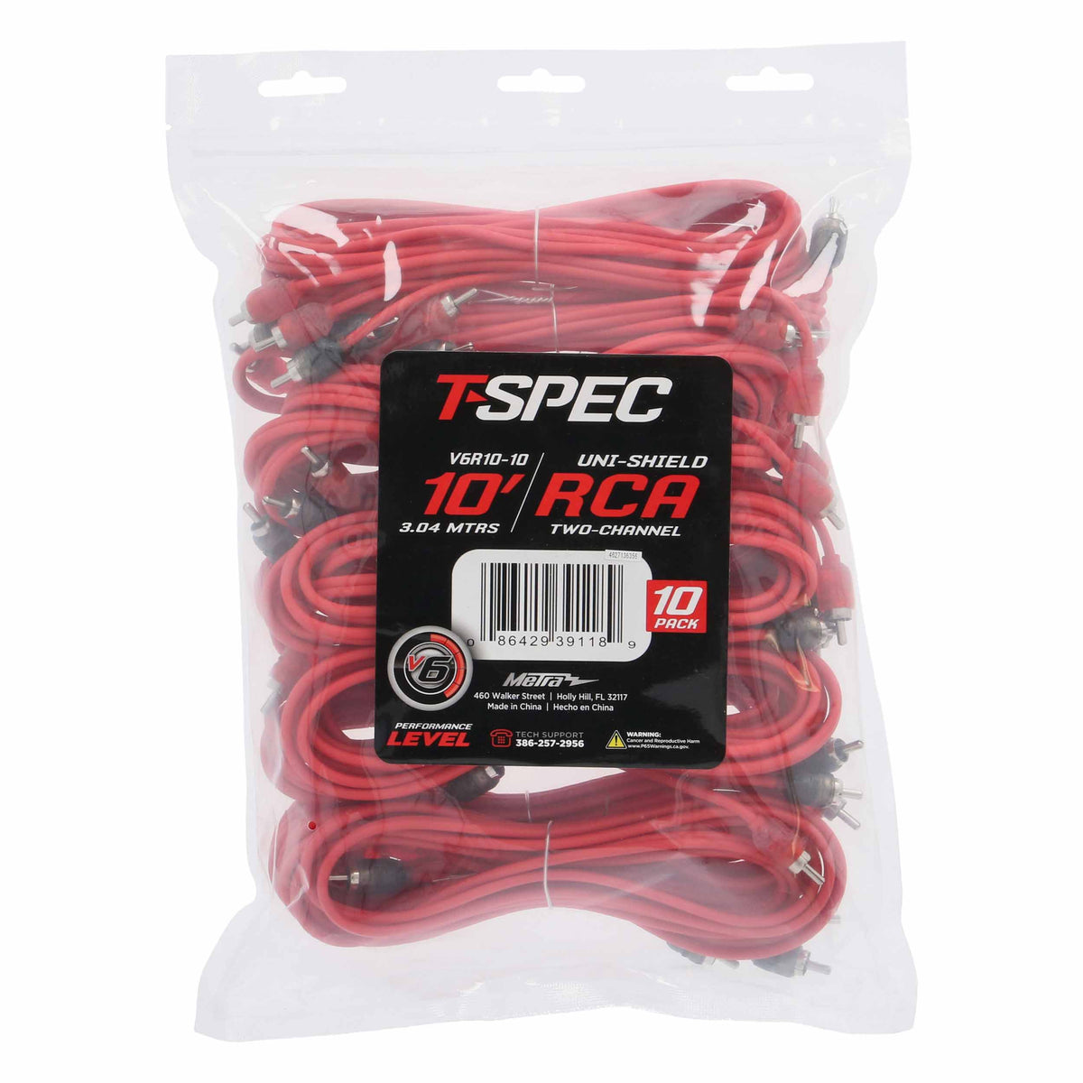 V6 2-Channel RCA Cable | 10 ft.