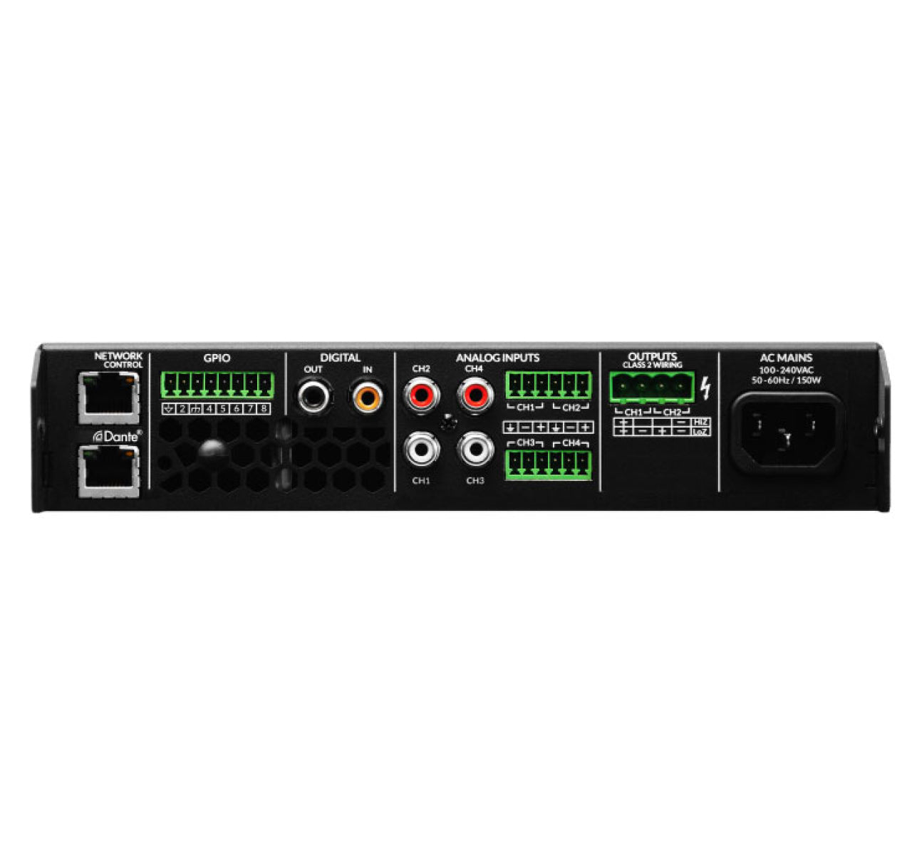 Blaze PowerZone Connect 122D 2.0 Channel Amplifier in Black