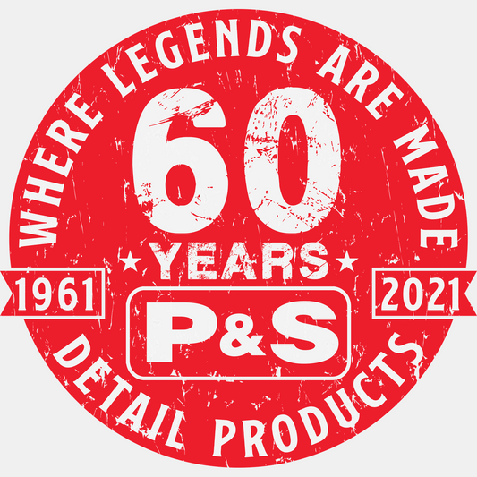 P & S Detail Products 60th Anniversary Giant Sticker AD12-60YRLOGO