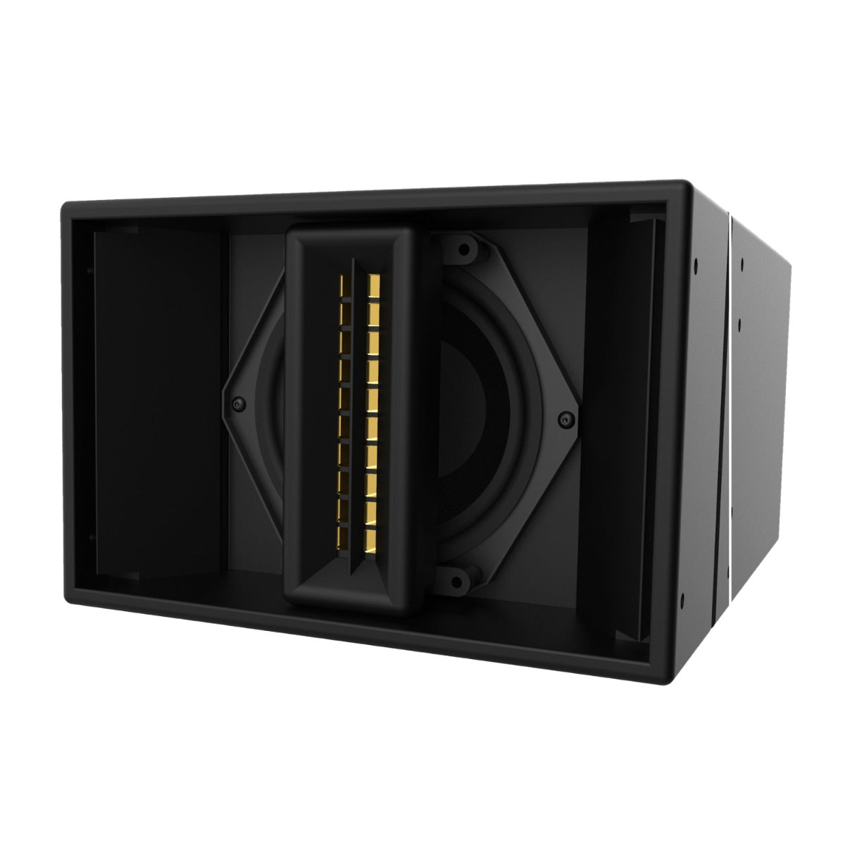 6.5HD-Line Array Outdoor Landscape Speaker 70v WHT w-Spike