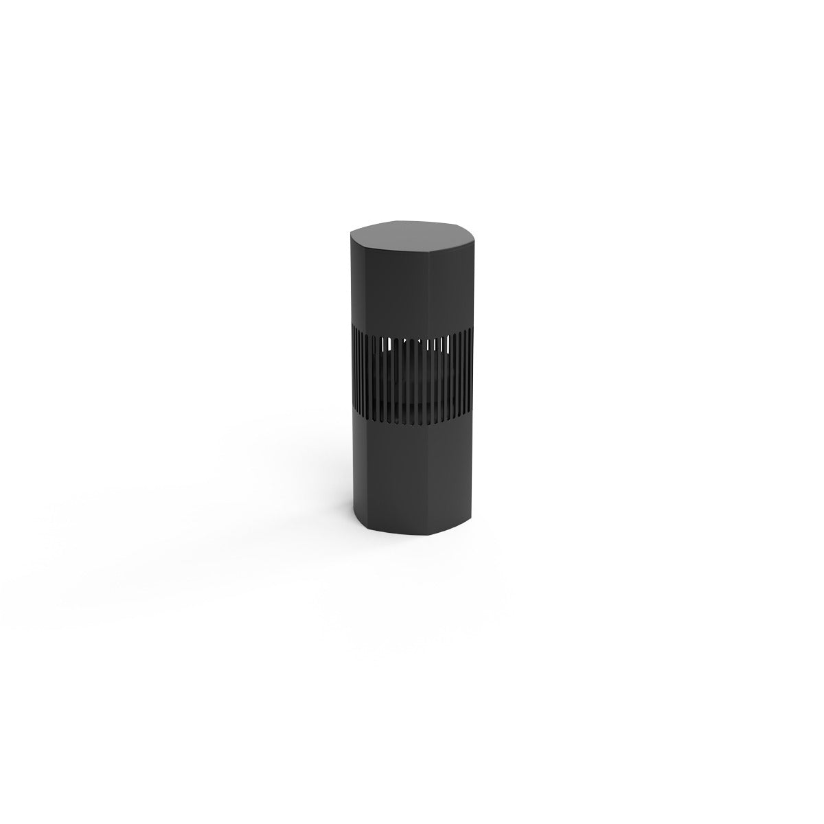 Luxury Bollard Speaker, 6in Sub, 360deg 4.5in 8hm/70v, BLK