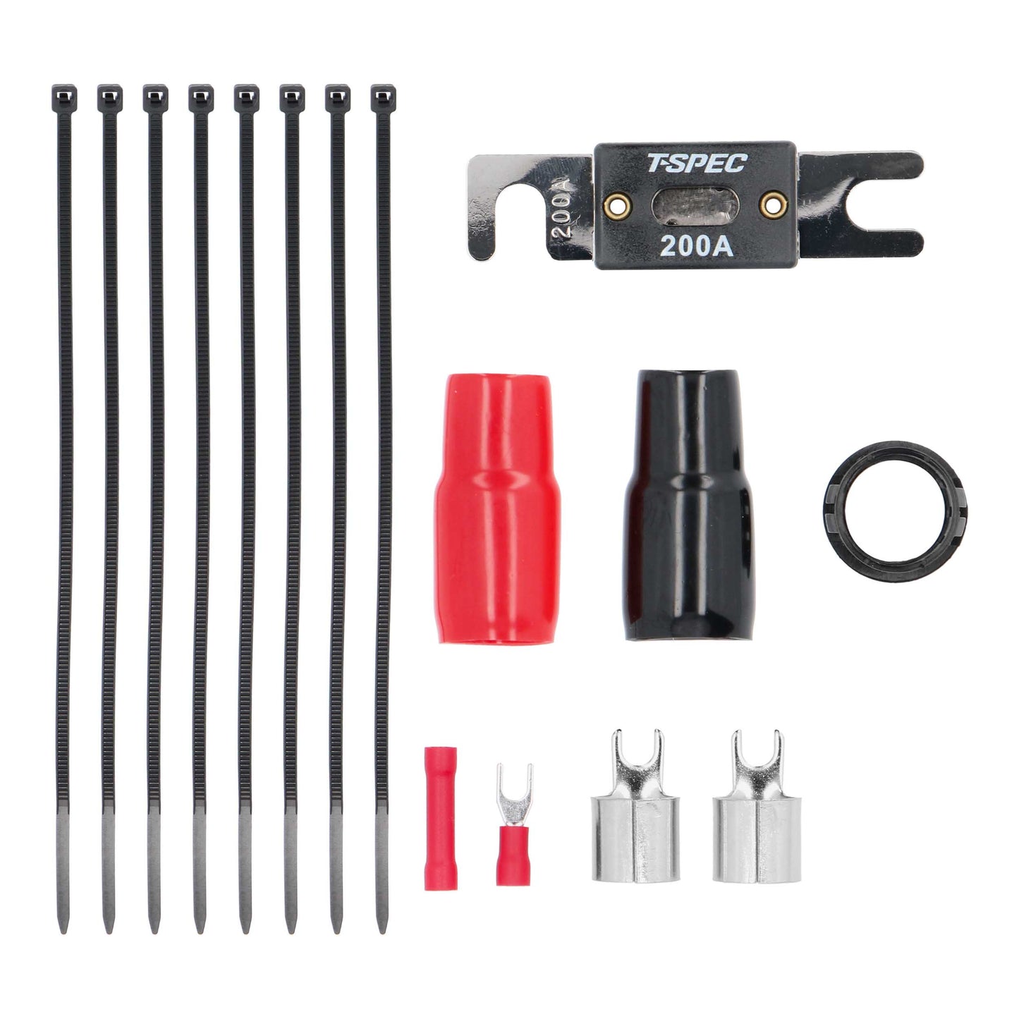 V8 OFC Amp Kit with RCA | 1/0 AWG | 3800W