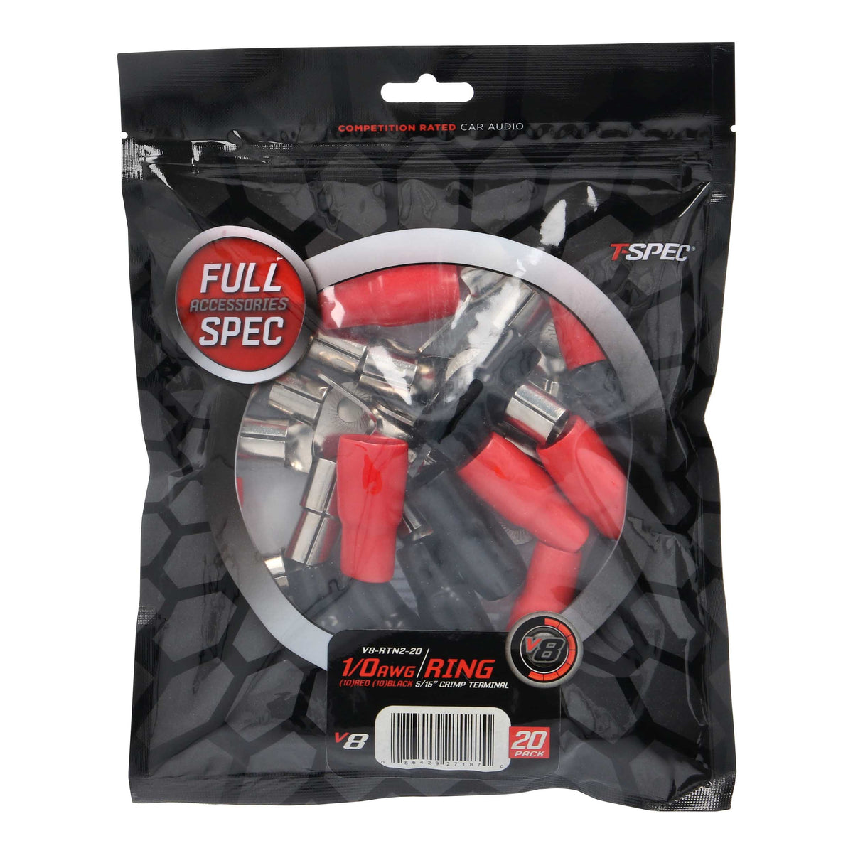 V8 Ring Terminal | 1/0 AWG | 5/16 in. | 5 Pack