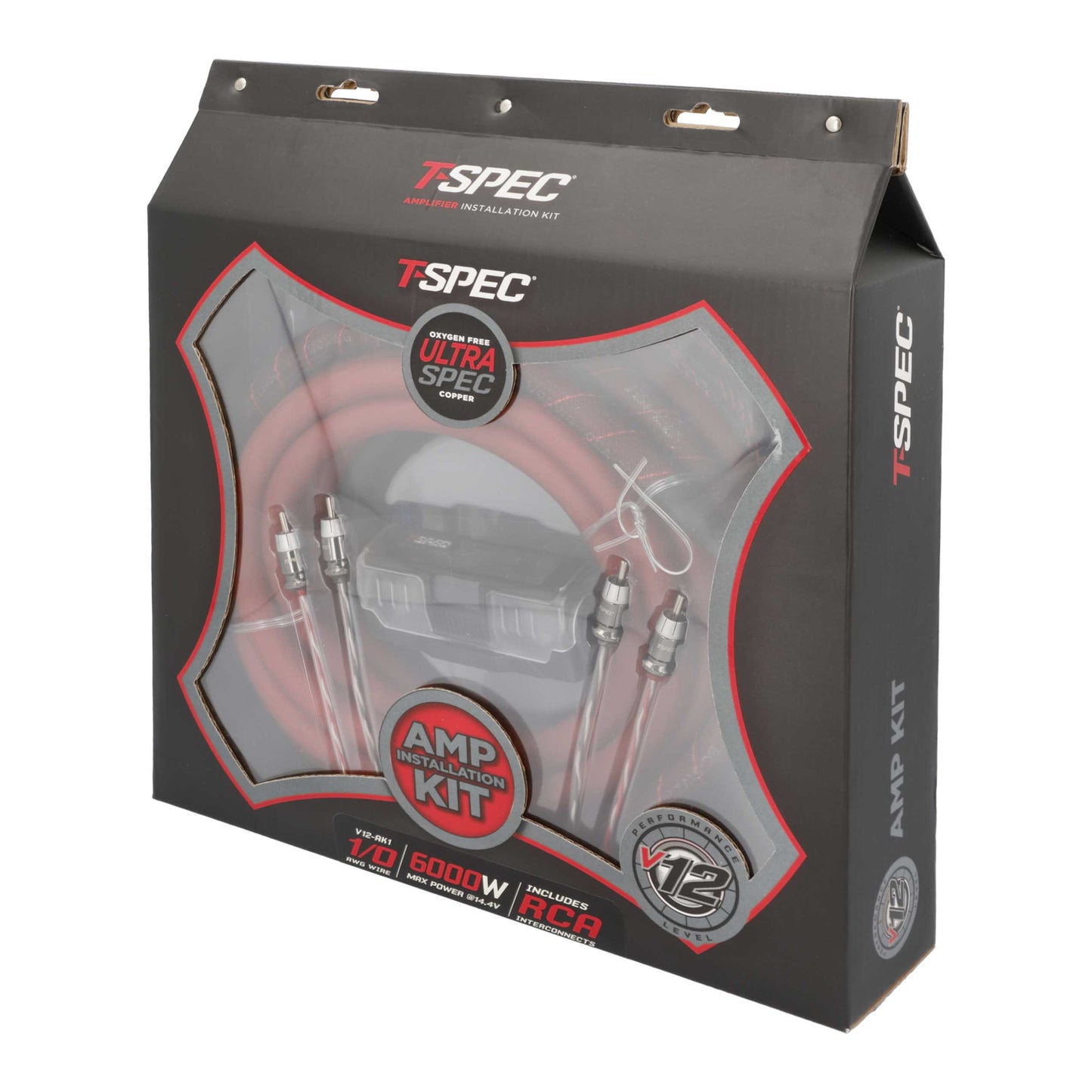 V12 Amp Kit with RCA | 1/0 AWG | 6000W