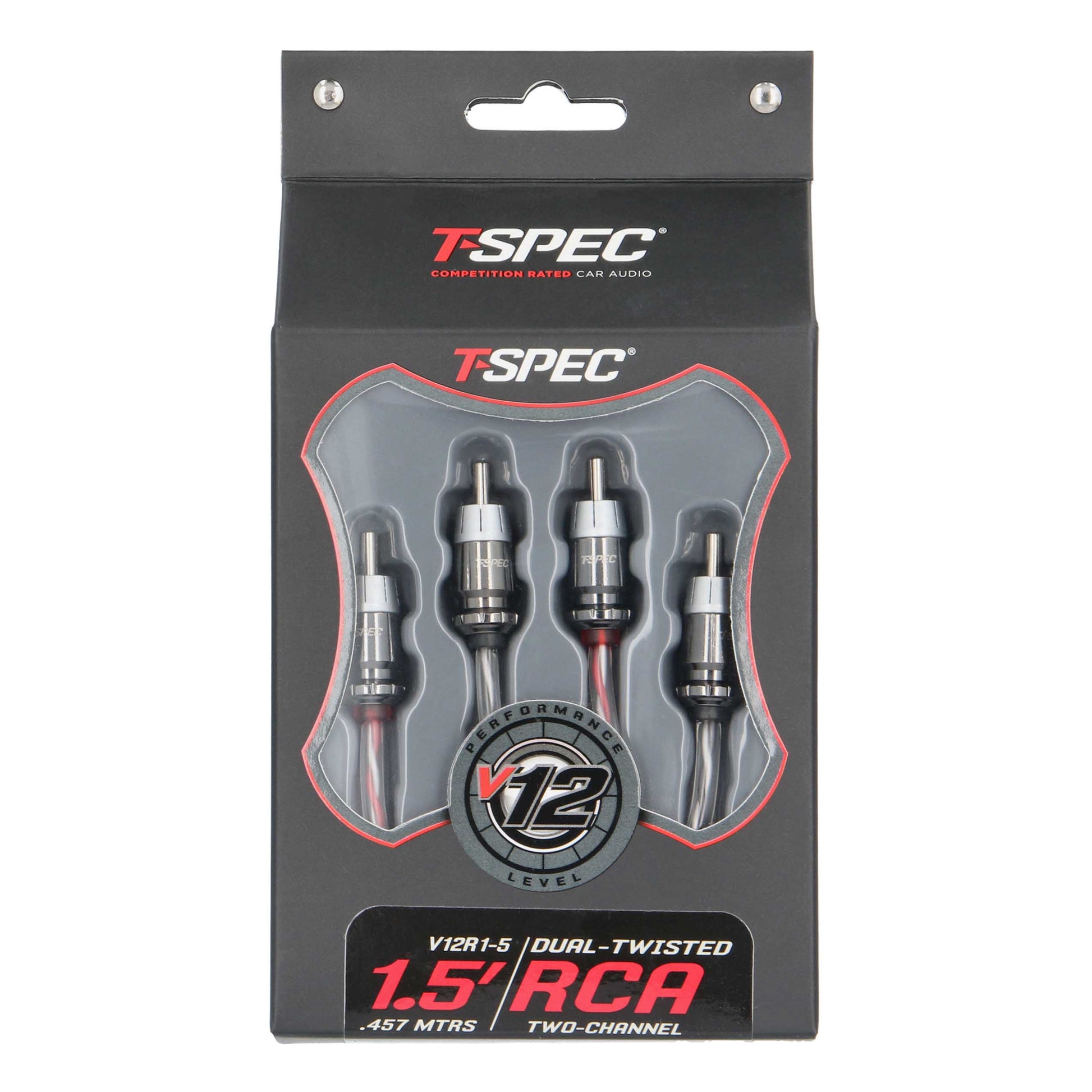 V12 2-Channel RCA Cable | 1.5 ft.