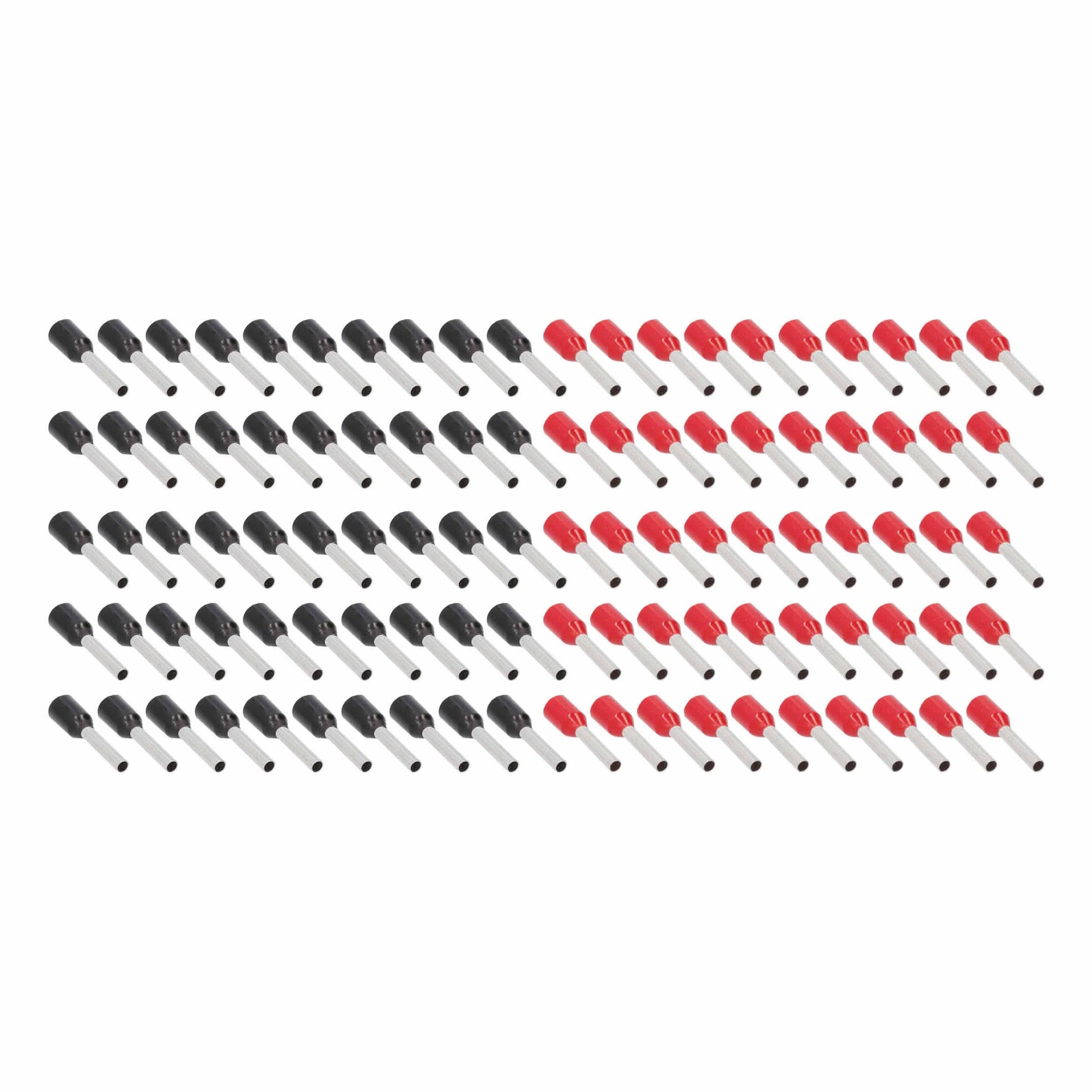 Ferrules Refill Pack | 16/18GA | Red/Black | 100 Piece