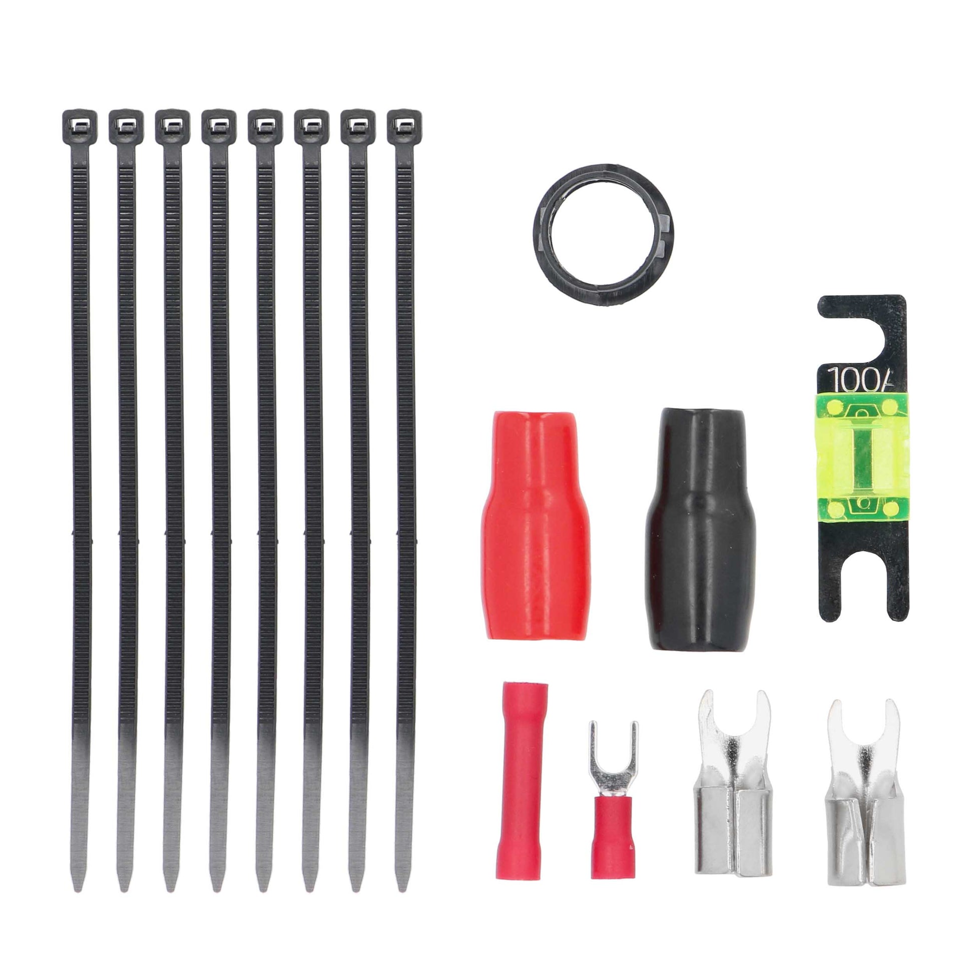 V8 OFC Amp Kit with RCA | 4 AWG | 1500W