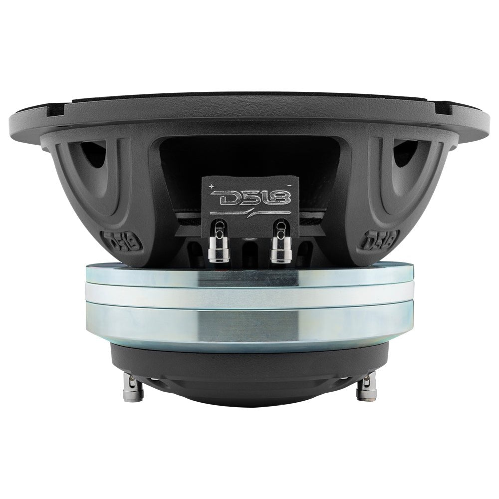 8" Neodymium Coaxial Hybrid Mid-Bass Water resistant Carbon Fiber Cone Loudspeaker with Built-in Driver  400 Watts Rms 4-Ohm