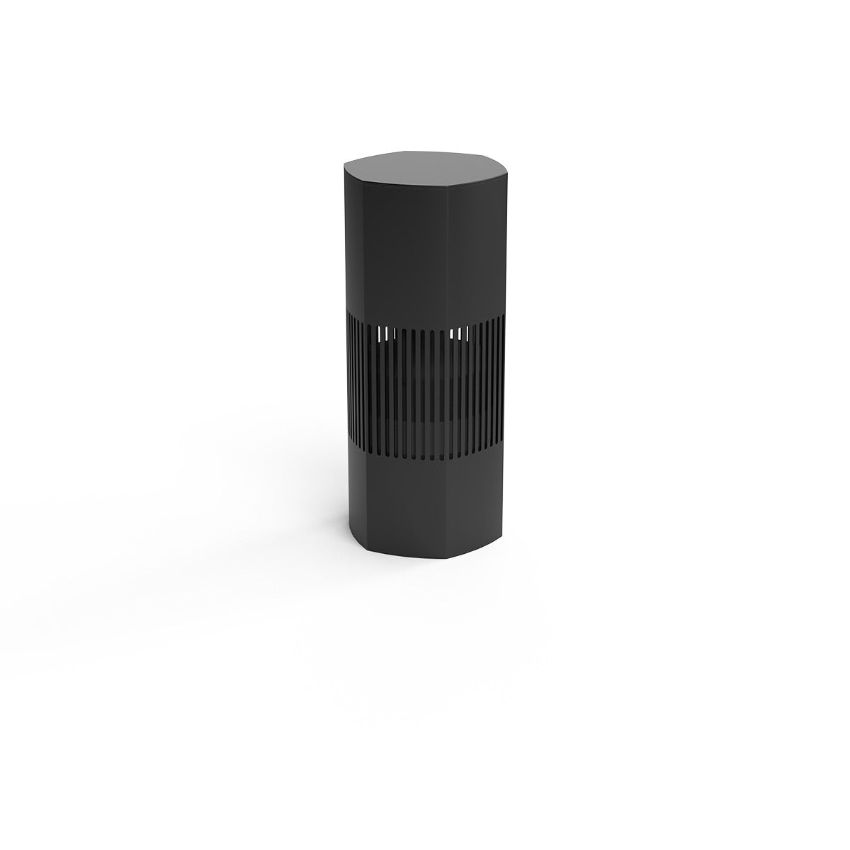 Luxury Bollard Speaker, 8in Sub, 360deg 5.25in 8hm/70v, BLK