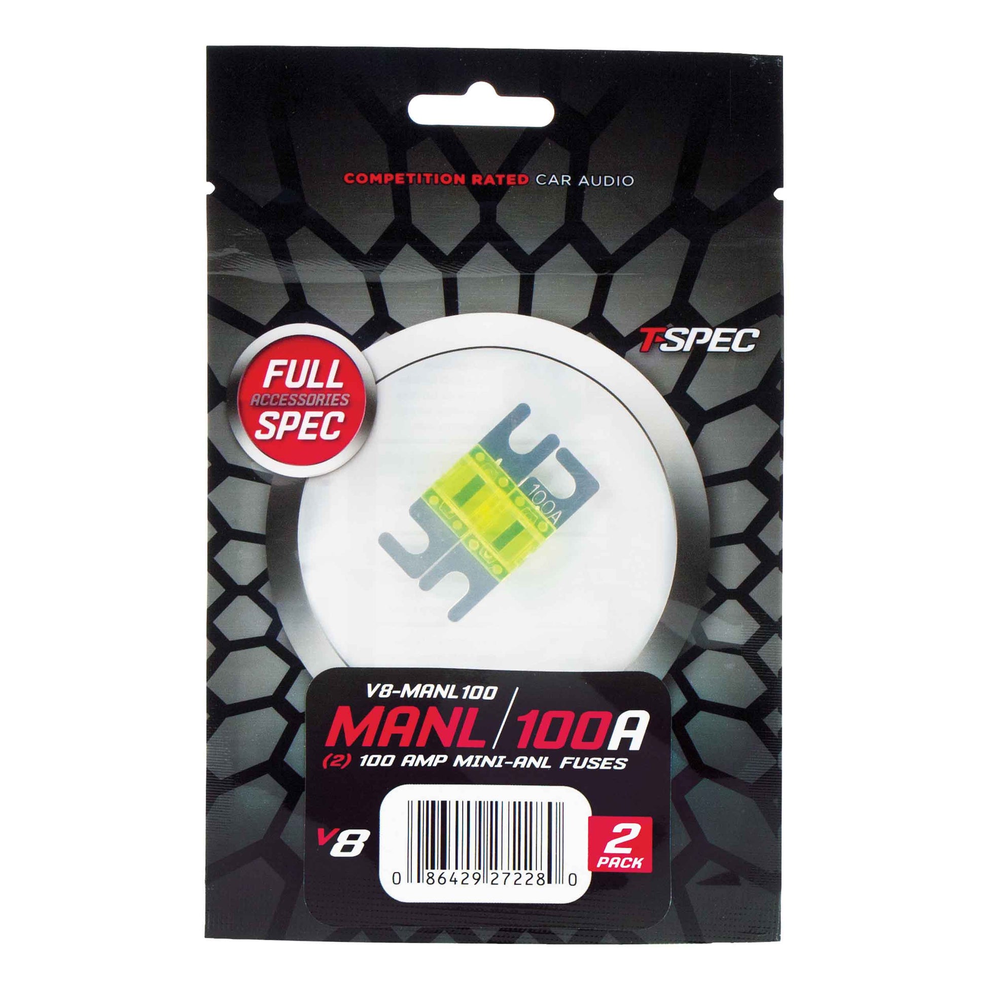 V8 MINI ANL Fuses | 100A | 2 Pack