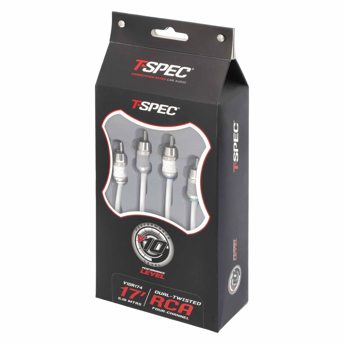 V10 4-Channel RCA Cable | 17 ft.