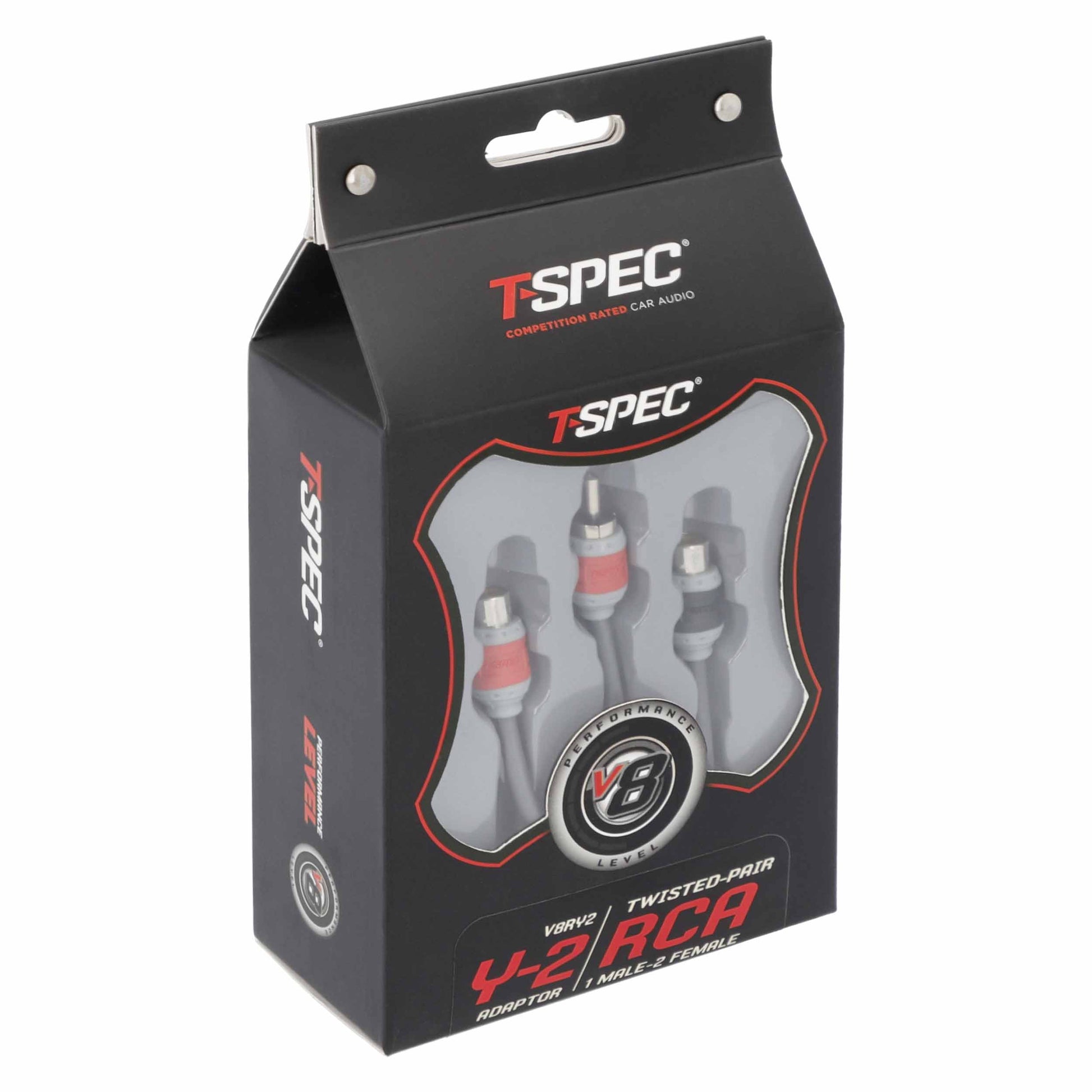 V8 RCA Y Cable | 1 Male to 2 Female | 0.5 ft.
