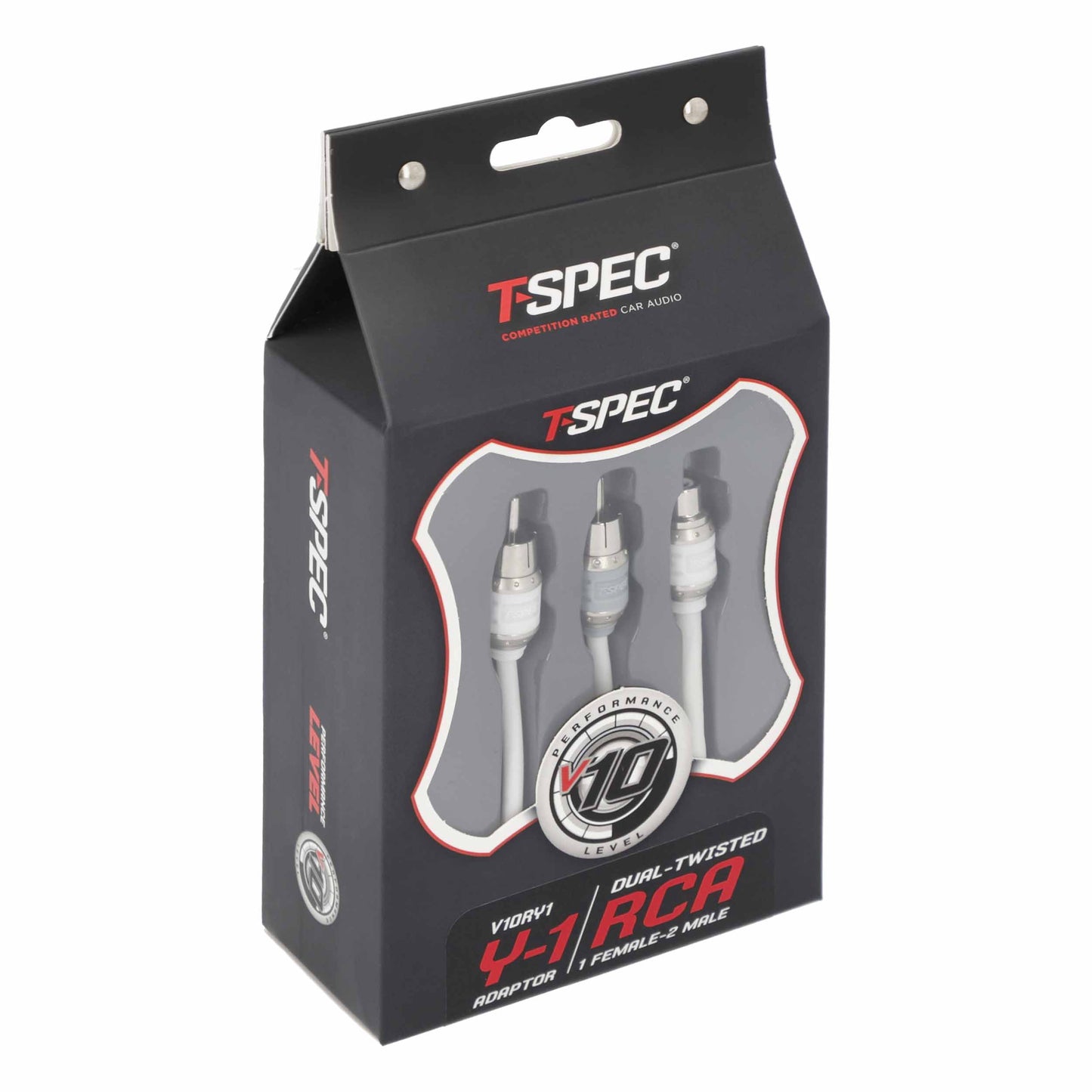 V10 RCA Y Cable | 2 Male to 1 Female | 6 in.