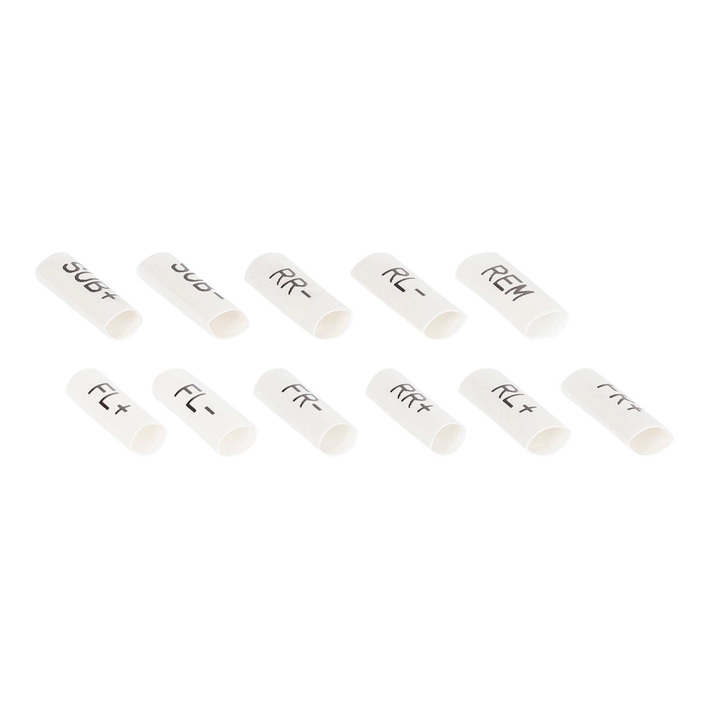 Speaker Wire Heat Shrink Label Refill Pack | 120 Piece