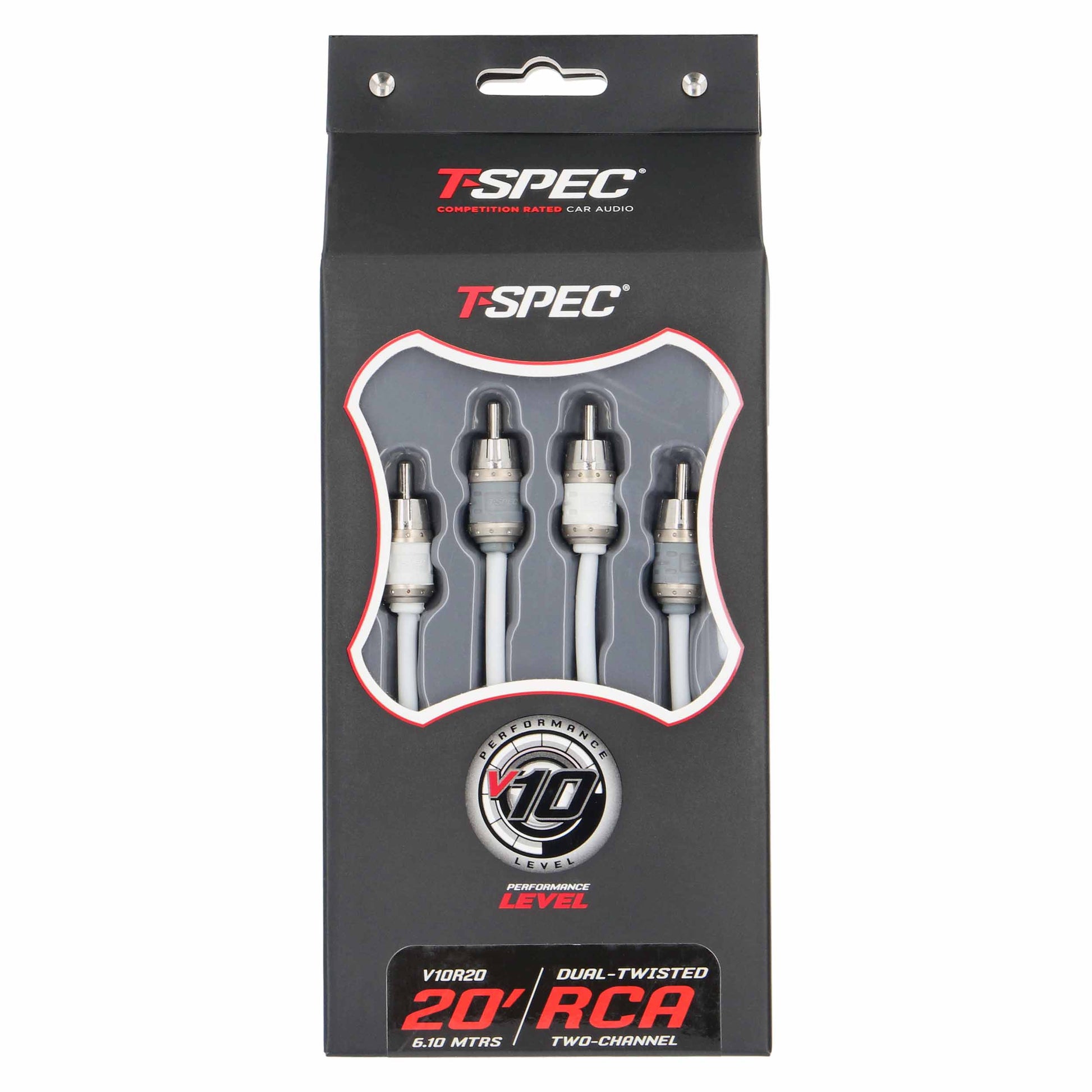 V10 2-Channel RCA Cable | 20 ft.