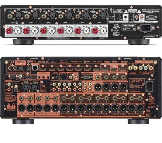 Marantz AV 20 13.4 Channel AV Preamplifier and Marantz AMP 30 6 Channel Power Amplifier Bundle