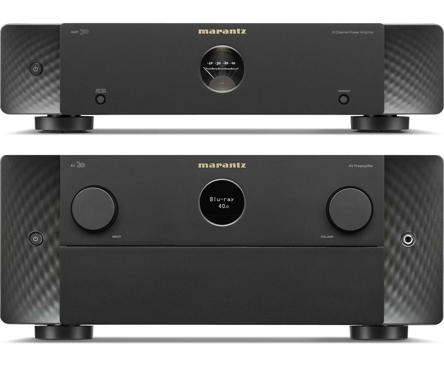 Marantz AV 20 13.4 Channel AV Preamplifier and Marantz AMP 20 12 Channel Power Amplifier Bundle
