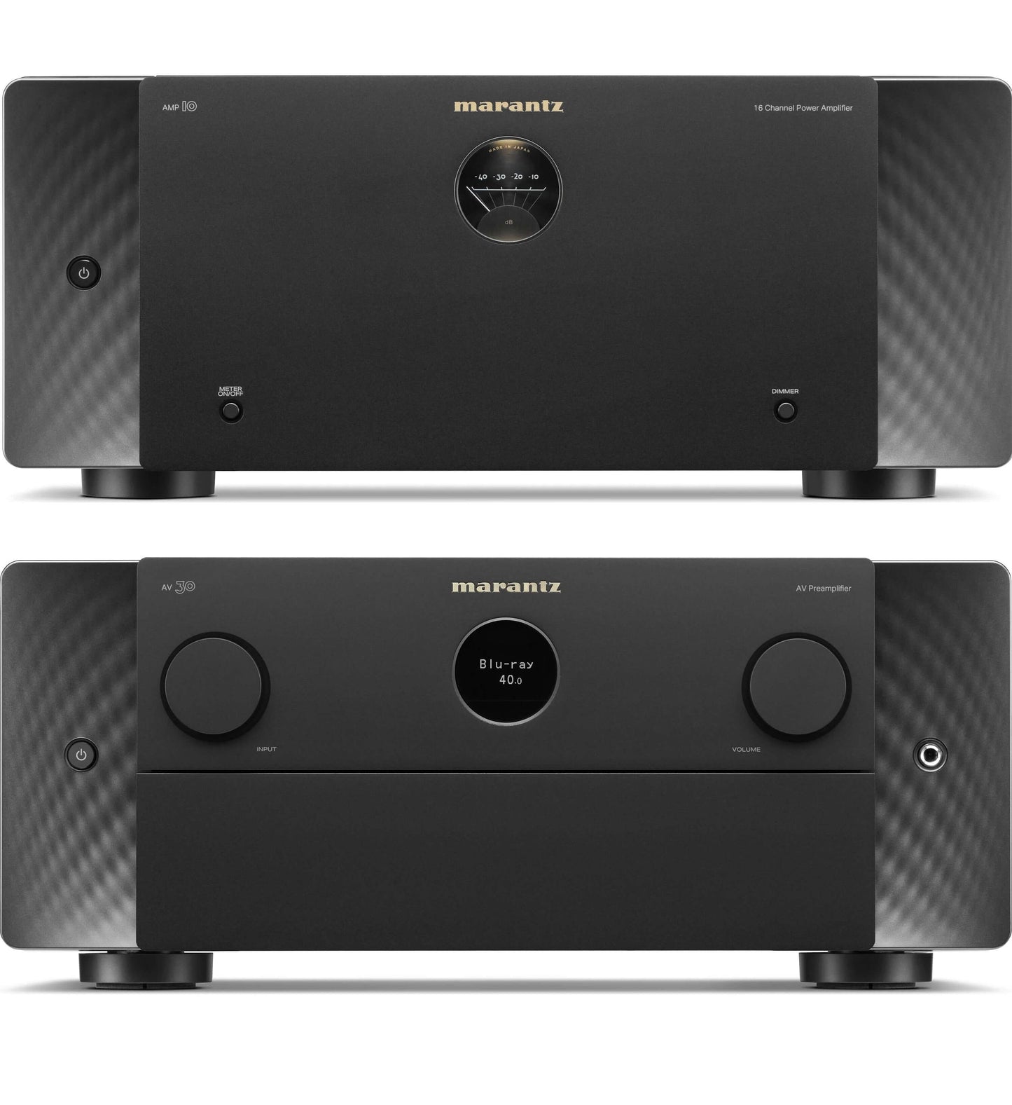 Marantz AV 30 11.4 Channel AV Preamplifier and Marantz AMP 10 16 Channel Power Amplifier Bundle