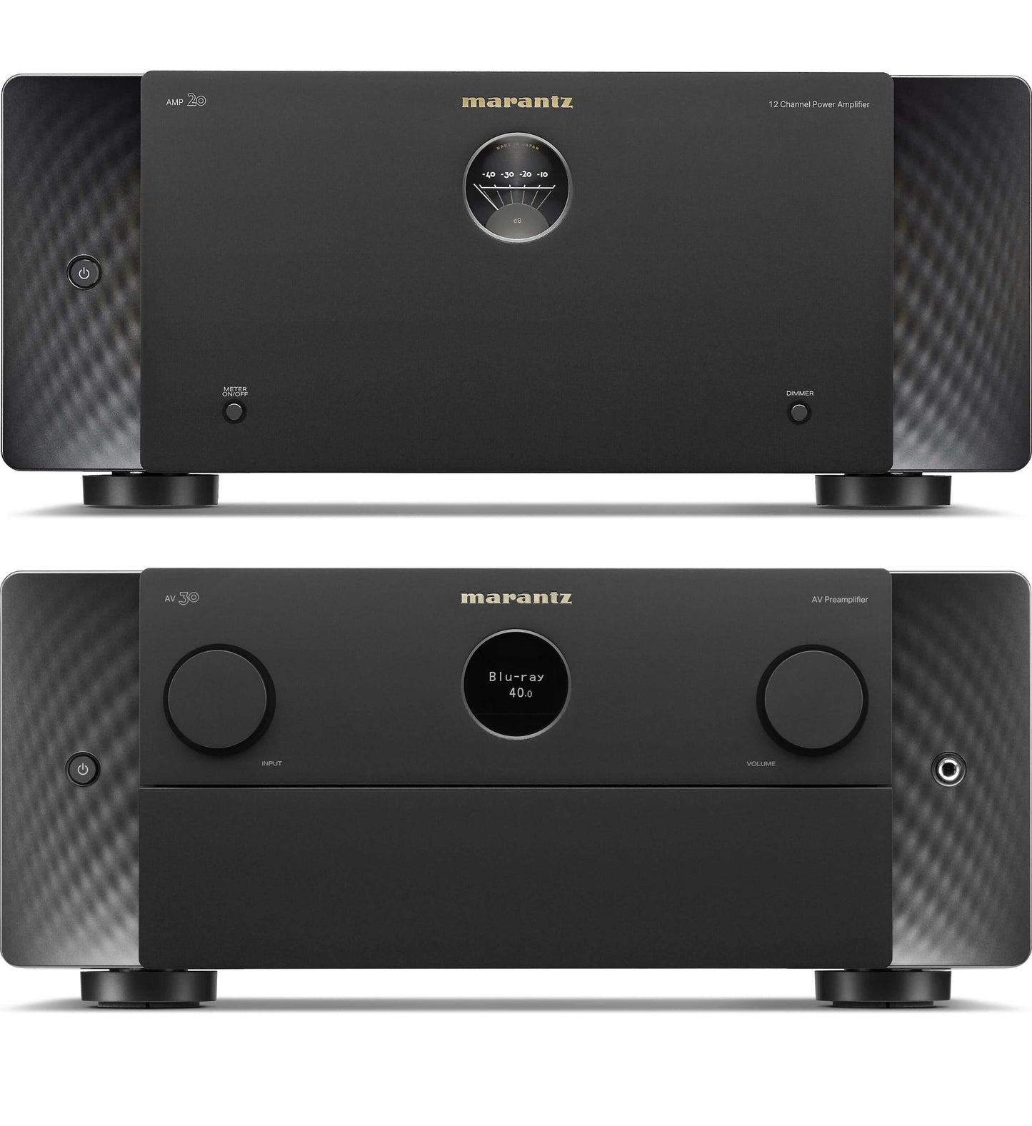 Marantz AV 30 11.4 Channel AV Preamplifier and Marantz AMP 20 12 Channel Power Amplifier Bundle