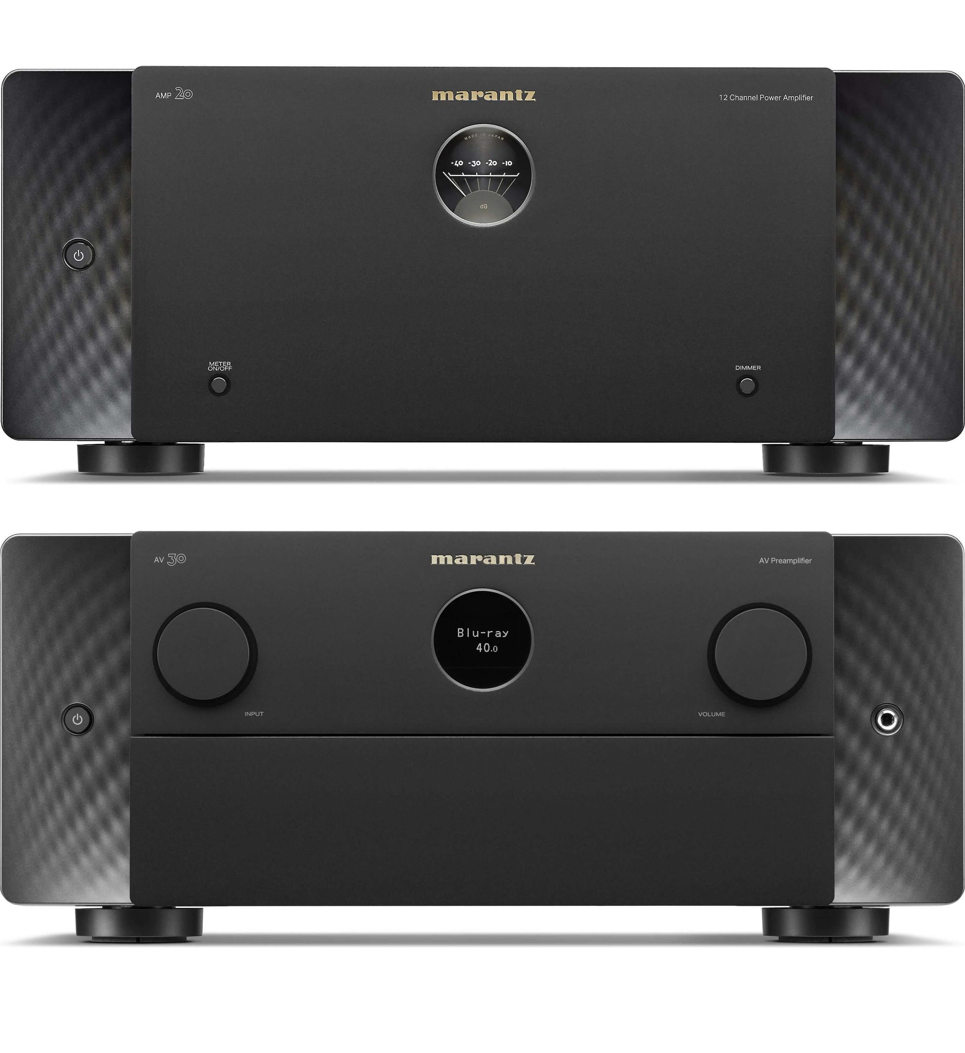Marantz AV 30 11.4 Channel AV Preamplifier and Marantz AMP 20 12 Channel Power Amplifier Bundle