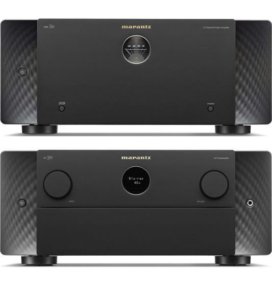 Marantz AV 30 11.4 Channel AV Preamplifier and Marantz AMP 20 12 Channel Power Amplifier Bundle