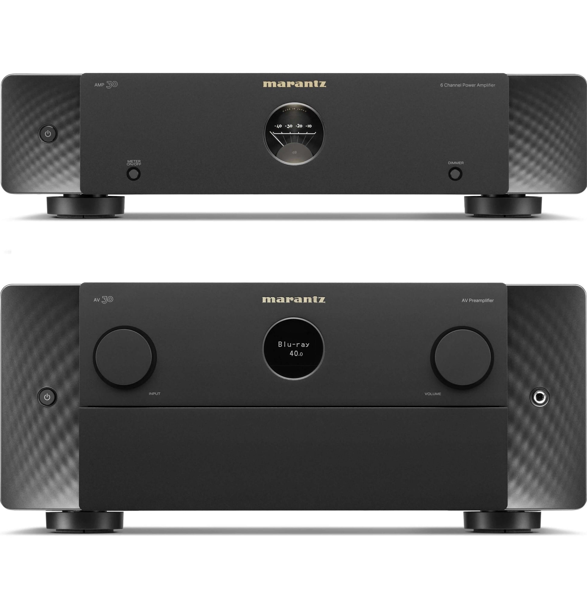 Marantz AV 30 11.4 Channel AV Preamplifier and Marantz AMP 30 6 Channel Power Amplifier Bundle