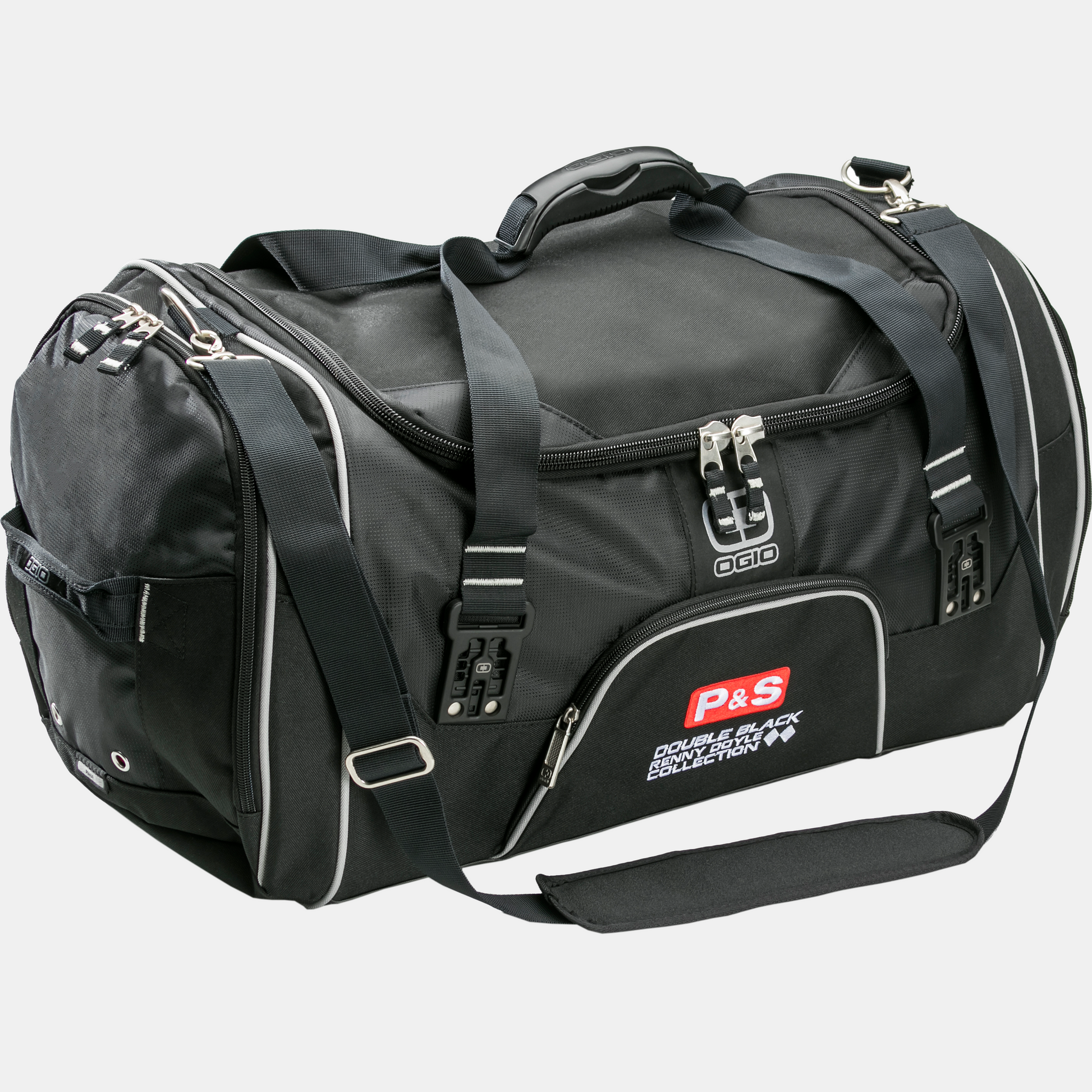 P & S Detail Products Double Black Duffle Bag AD112