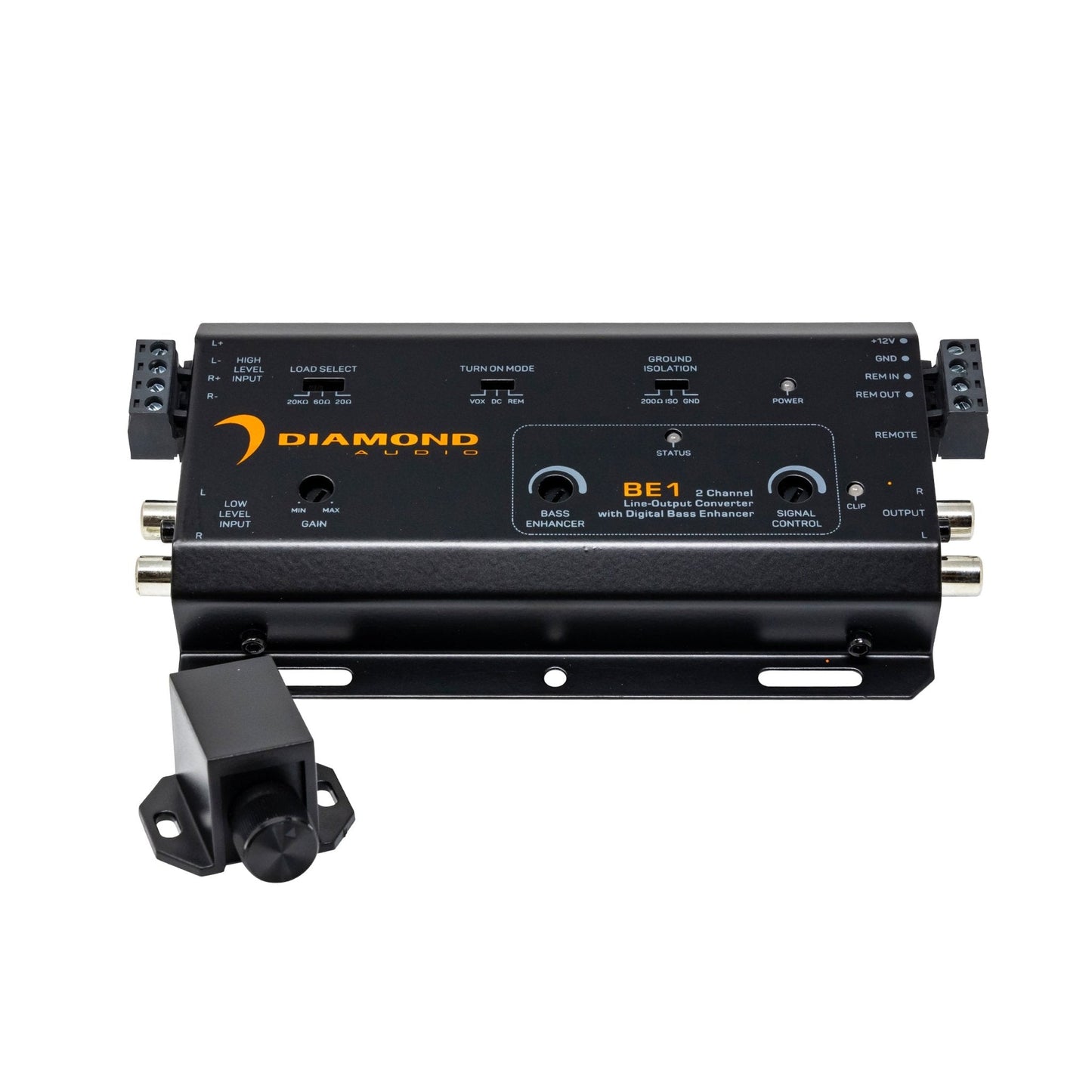 2-Channel LOC Series Line-Output Converter W/Digital Bass Enhancer - BE1