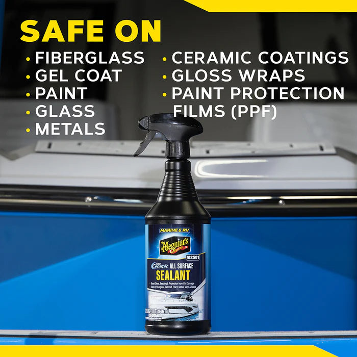 Meguiar's Marine & RV Hybrid Ceramic All Surface Sealant, M2501 - 32 oz.