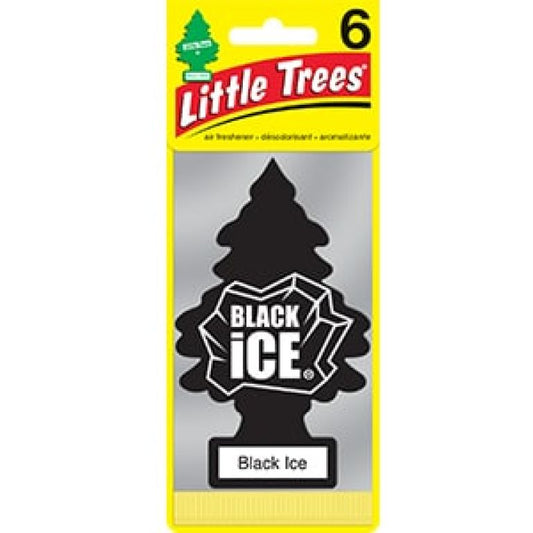 Little Trees Black Ice 6 Pack U6P60155