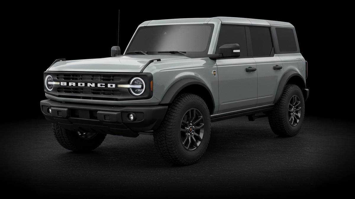 Ford Bronco prepared for a vehicle-specific sound system