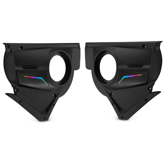 Can-Am Maverick X3 Front Door Speaker Panels with Digital LED Lighting