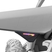 Can-Am Maverick X3 Front Door Speaker Panels with 6.5" NXL-IQ6/BK and Digital LED Lighting