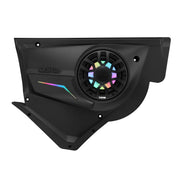 Can-Am Maverick X3 Front Door Speaker Panels with 6.5" NXL-IQ6/BK and Digital LED Lighting