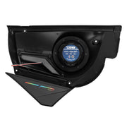 Can-Am Maverick X3 Front Door Speaker Panels with 6.5" NXL-IQ6/BK and Digital LED Lighting