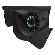 Can-Am Maverick X3 Front Door Speaker Panels with 6.5" NXL-IQ6/BK and Digital LED Lighting