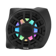 Can-Am Maverick X3 Rear B-Pillar Speaker Pods Loaded with (2) NXL-IQ6/BK Coaxial Speakers with LED Lights