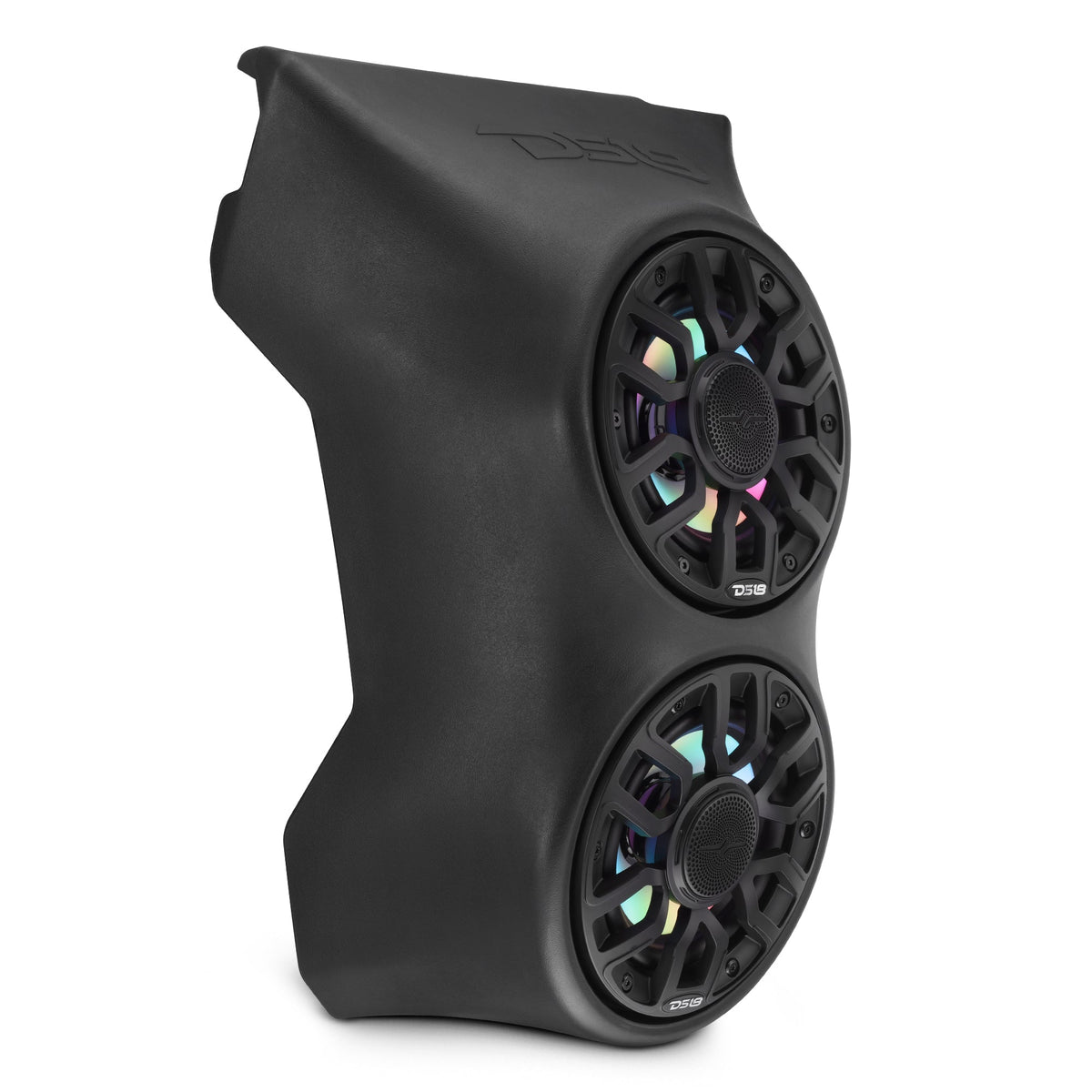 Can-Am Maverick X3 (2017+) Waterfall Center Console Speaker Pod – Loaded with (2) NXL-IQ6/BK Speakers with LED Lighting